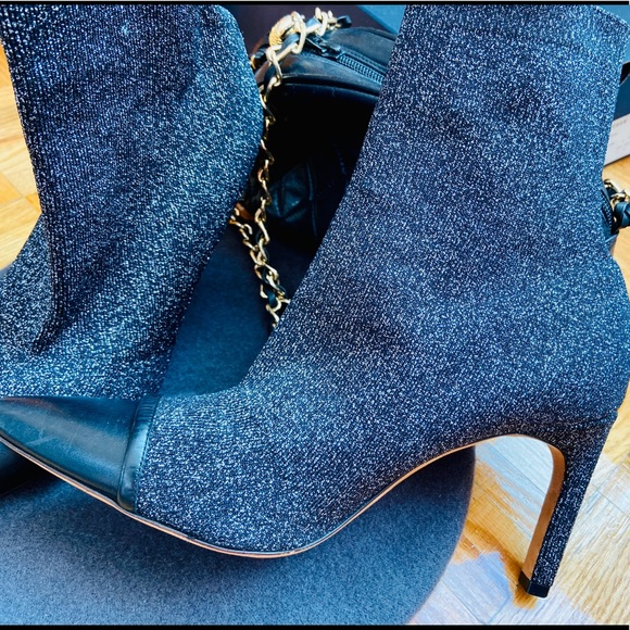 Givenchy Paris Lurex Sock Boots - Picture 3 of 11